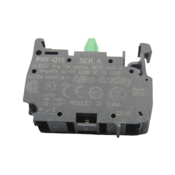 ALLEN BRADLEY 800F-Q10 SER. A 300V 10A NSNP
