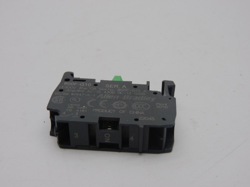 ALLEN BRADLEY 800F-Q10 SER. A 300V 10A NSNP