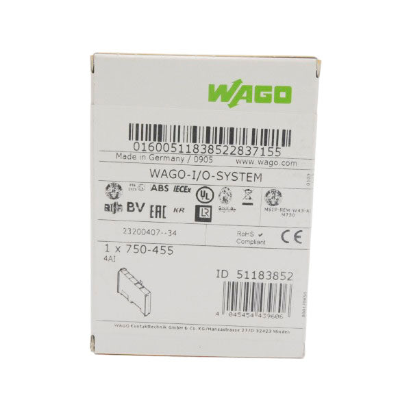 WAGO 750-455 NSFS