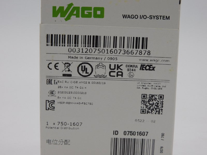 WAGO 750-1607 NSFS