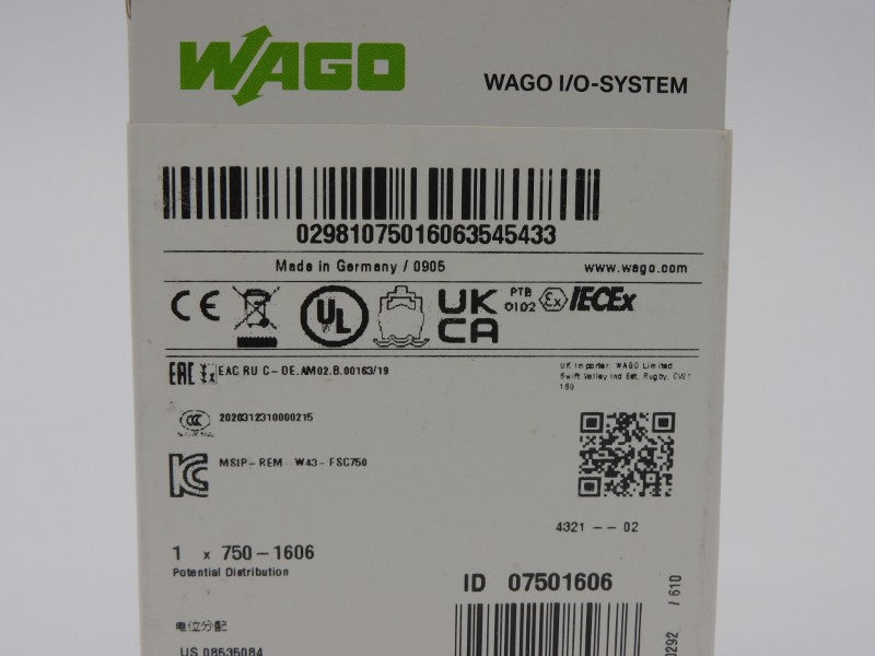 WAGO 750-1606 NSFS