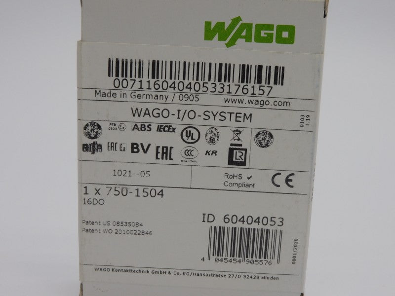 WAGO 750-1504 16DO NSFS