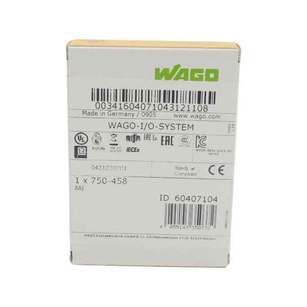 WAGO 750-458 8AI NSFS