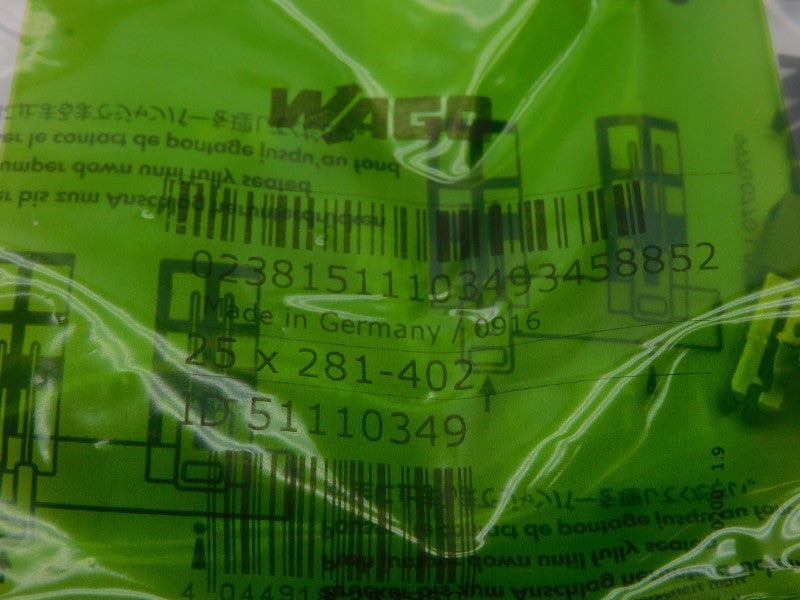 WAGO 281-402 (PKG OF 25) NSMP