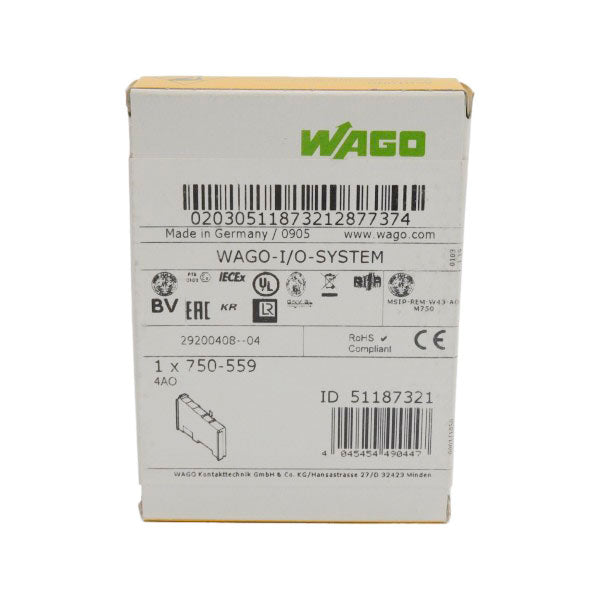 WAGO 750-559 4AO NSFS