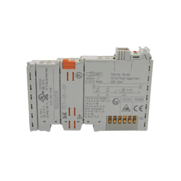 WAGO 750-601 24VDC 6.3A (AS PICTURED) NSNP