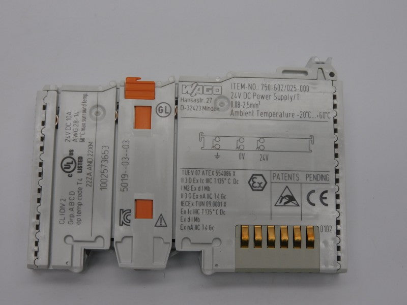 WAGO 750-602/025-000 24VDC 10A NSNP