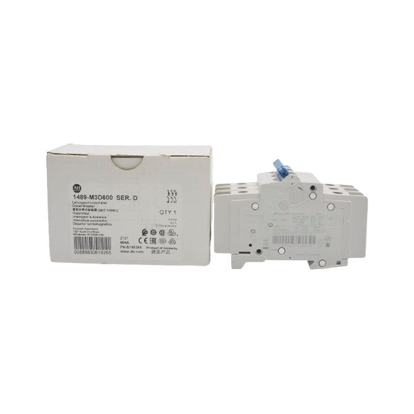 ALLEN BRADLEY 1489-M3D600 SER. D 240V 60A NSMP