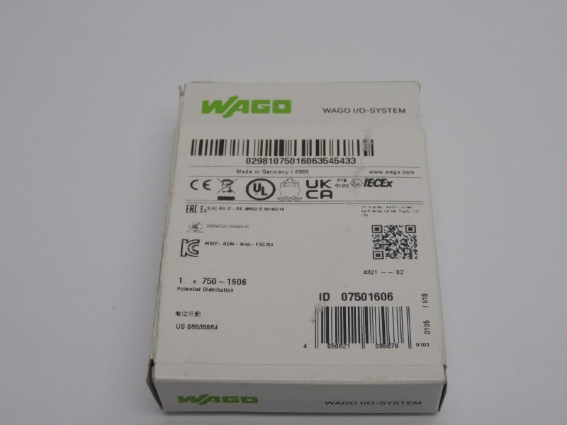 WAGO 750-1606 24VDC 5A NSMP