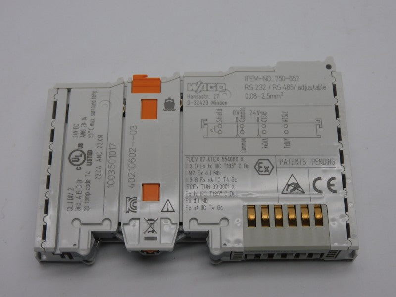WAGO 750-652 RS232/485 24VDC NSMP