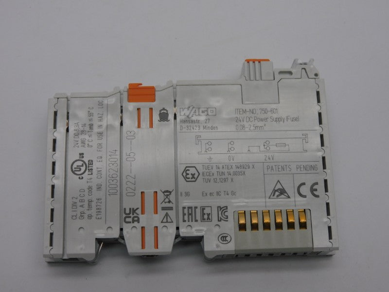 WAGO 750-601 24VDC 6.3A NSMP