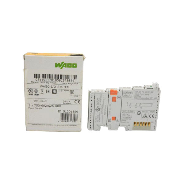 WAGO 750-602/025-000 24VDC 10A NSMP