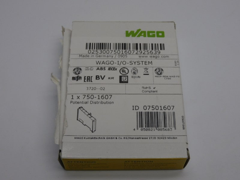 WAGO 750-1607 24VDC 5A NSMP