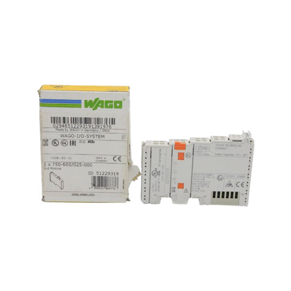WAGO 750-600/025-000 (AS PICTURED) NSMP