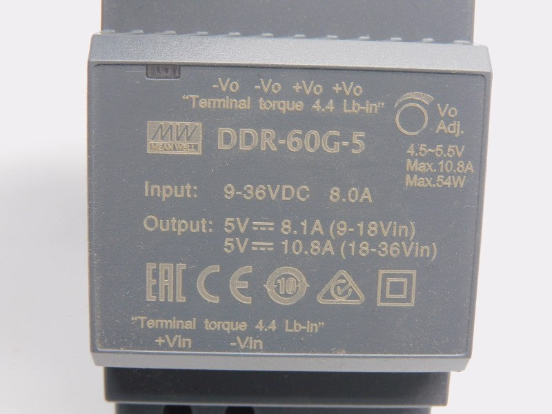 MEAN WELL DDR-60G-5 9-36VDC 10.8A NSNP