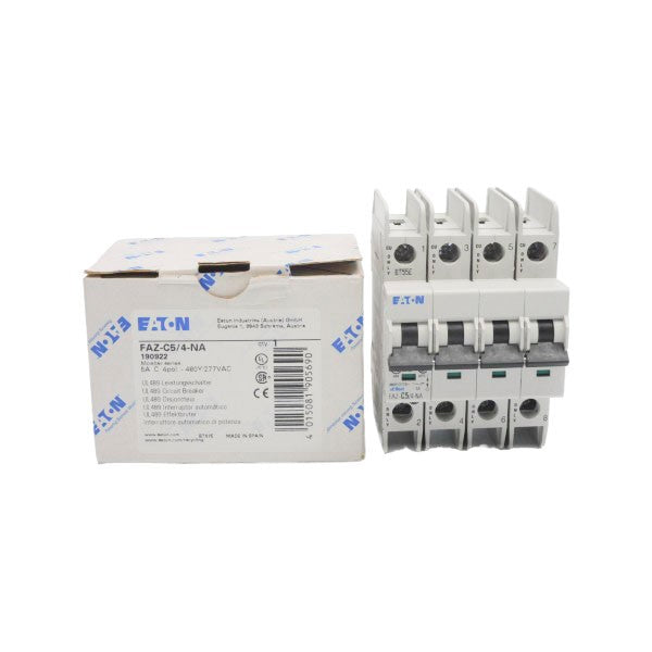 EATON FAZ-C5/4-NA 190922 277VAC 5A NSMP