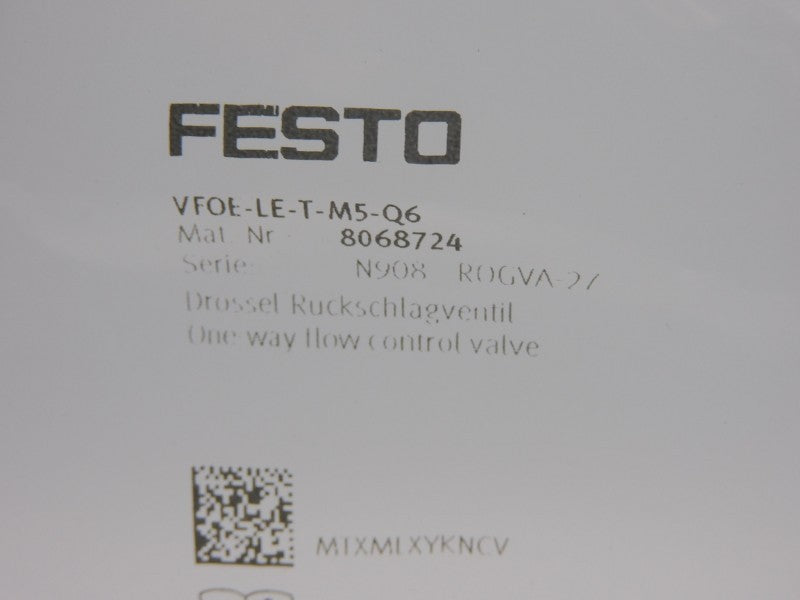 FESTO VFOE-LE-T-M5-Q6 8068724 NSMP