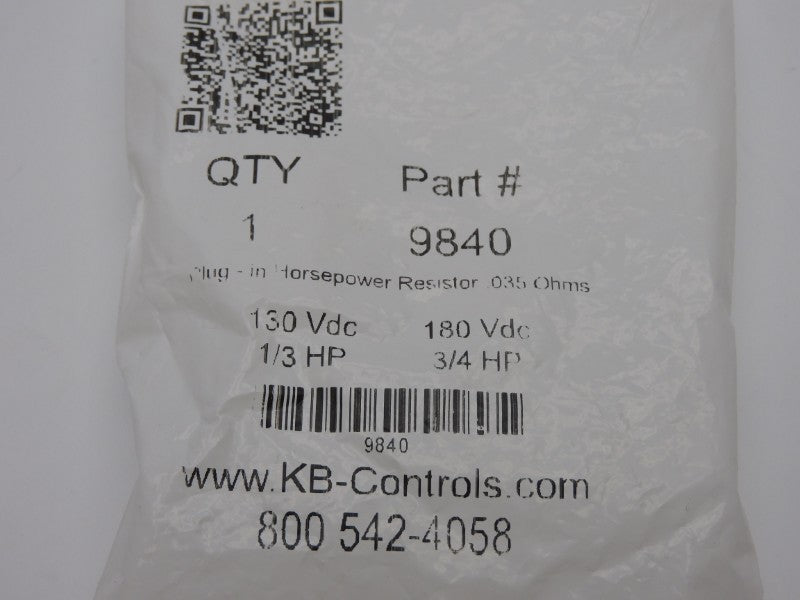 KB CONTROL 9840 180VDC NSMP