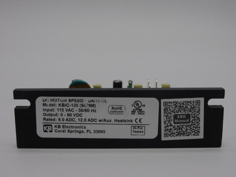 KB ELECTRONICS KBIC-120 9429M 115VAC 18A NSMP