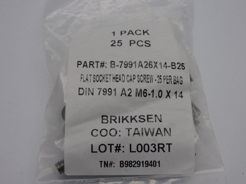 BRIKKENSEN B-7991A26X14-B25 (PKG OF 25) NSMP