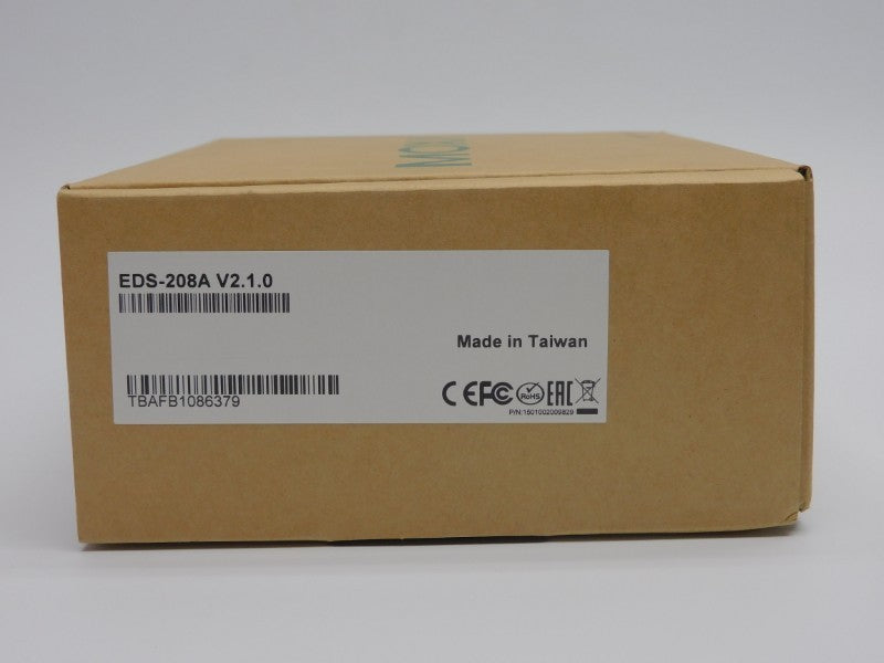 MOXA EDS-208A 12/24/48VDC 0.3/0.15/0.08A REV. 2.1.0 NSMP