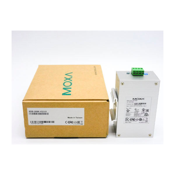 MOXA EDS-208A REV. 2.0.0 48VDC 0.3A NSMP