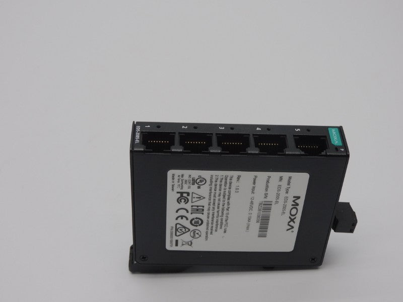 MOXA EDS-2005-EL REV. 1.0.0 12-48VDC 0.104A NSNP