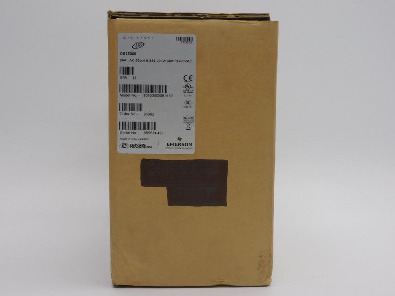 CONTROL TECHNIQUES CS15060 30600000051410 F/W 14 400VAC 60A NSMP