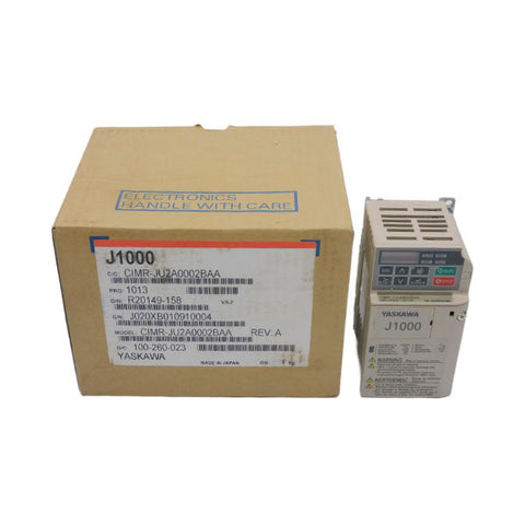 YASKAWA CIMR-JU2A0002BAA REV. A 0-240V 1.9/1.6A NSMP