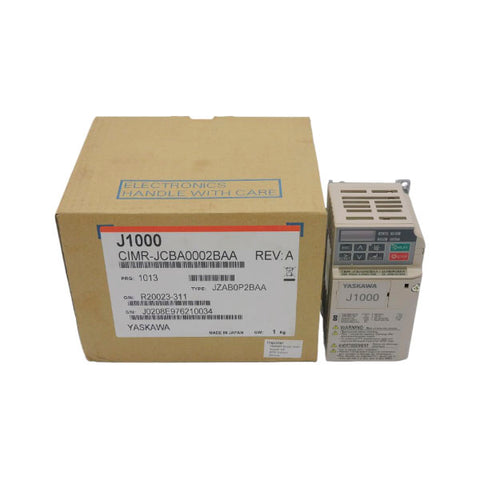 YASKAWA CIMR-JCBA0002BAA REV. A 0-240V 3.6A/2.8A NSMP