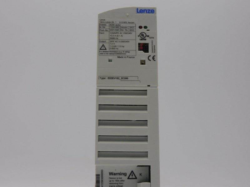 LENZE E82EV152K2C200 230/240V 15.0/9.1A NSMP