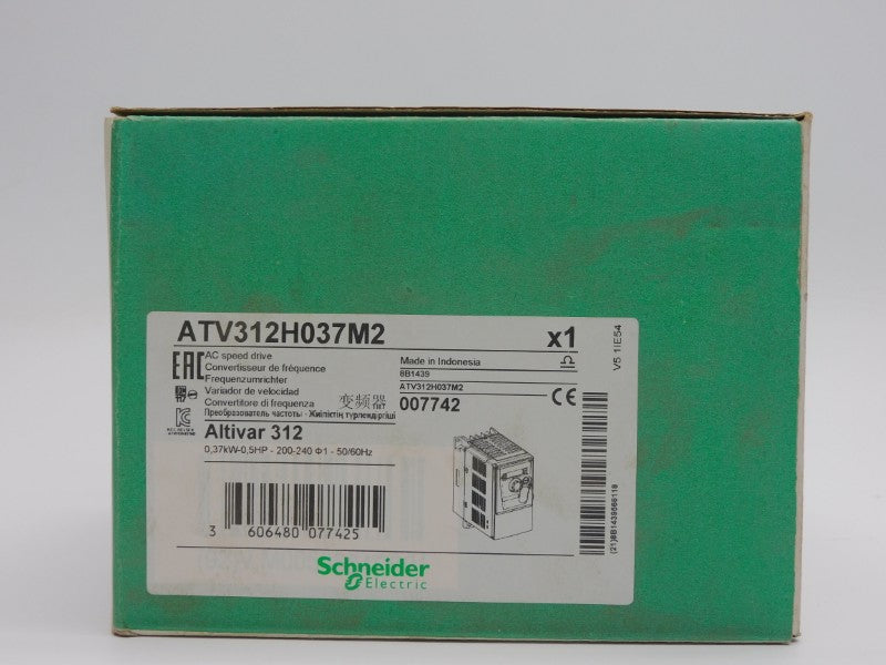 SCHNEIDER ELECTRIC ATV312H037M2 VER. 5.1 200/240V 5.3A NSMP