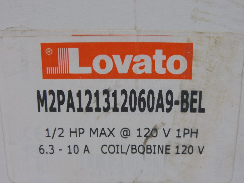 LOVATO M2PA121312060A9-BEL 120V 6.3-10A NSMP