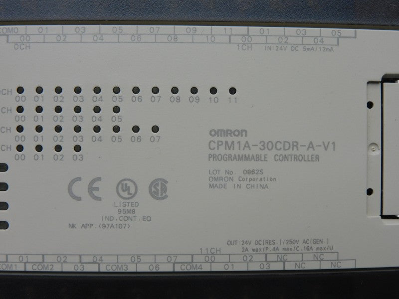 OMRON CPM1A-30CDR-A-V1 250V 16A NSMP