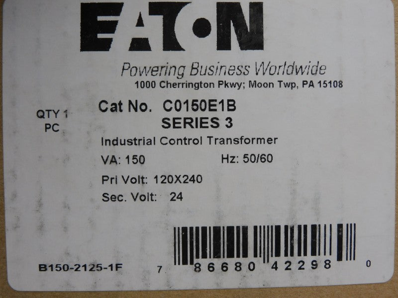 EATON C0150E1B SER. 3 120/240V NSMP