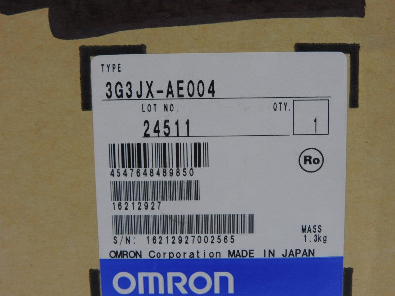 OMRON 3G3JX-AE004 200-240V 5.8A NSMP