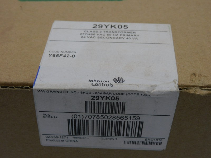 JOHNSON CONTROLS Y65F42-0 29YK05 277/480VAC NSFS