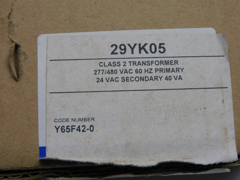 JOHNSON CONTROLS Y65F42-0 29YK05 277/480VAC NSMP