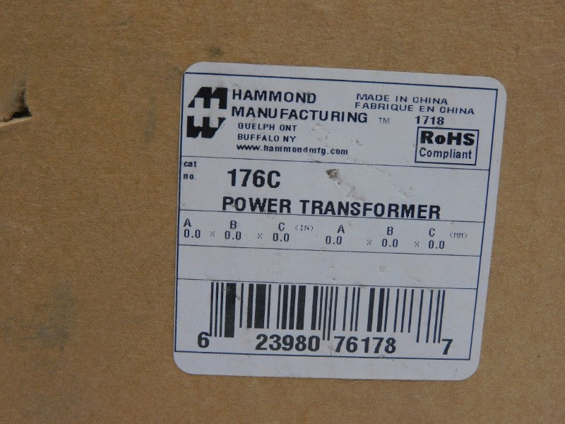 HAMMOND 176C 115V 1.30A NSMP