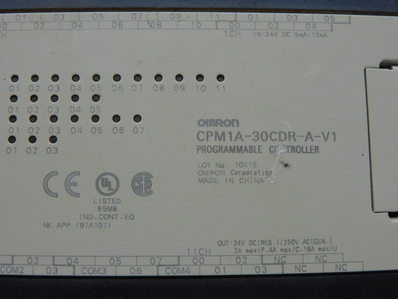 OMRON CPM1A-30CDR-A-V1 250V 16A UNMP