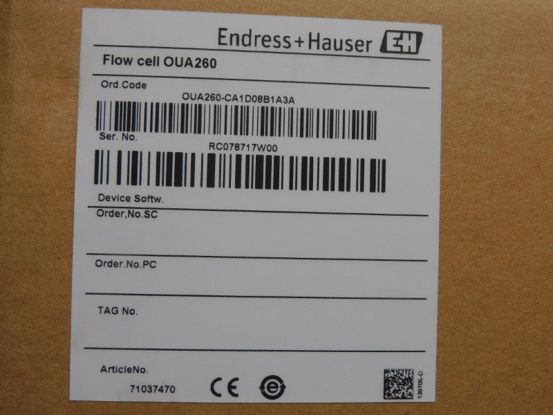 ENDRESS+HAUSER OUA260-CA1D08B1A3A NSFS