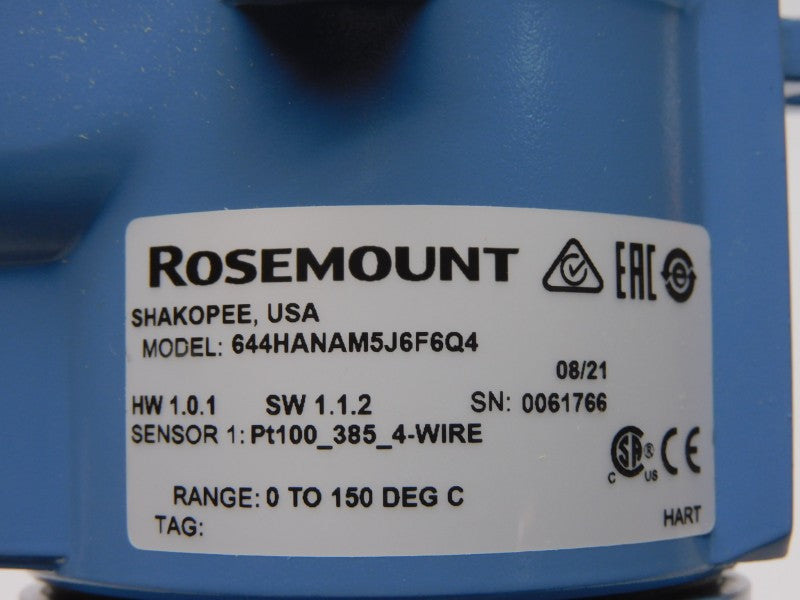ROSEMOUNT 644HANAM5J6F6Q4 F/W 1.1.2 NSMP