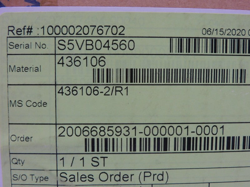 YOKOGAWA 436106-2/R1 NSFS
