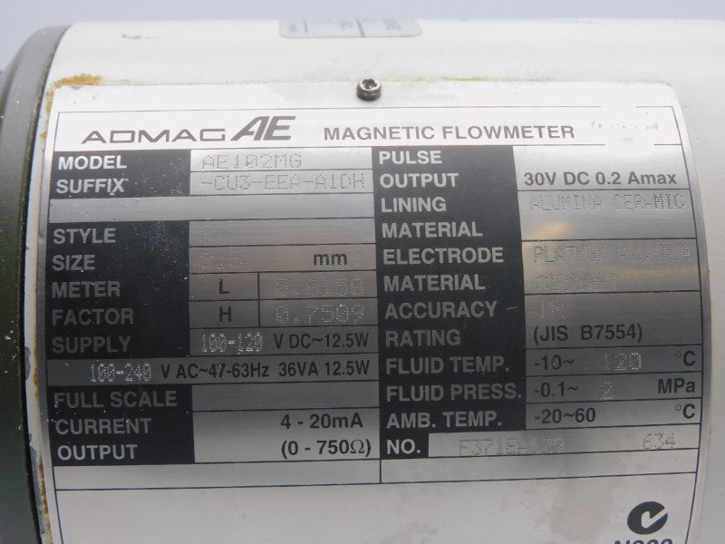 YOKOGAWA AE102MG-CU3-EEA-A1DH 100-240VAC UNMP