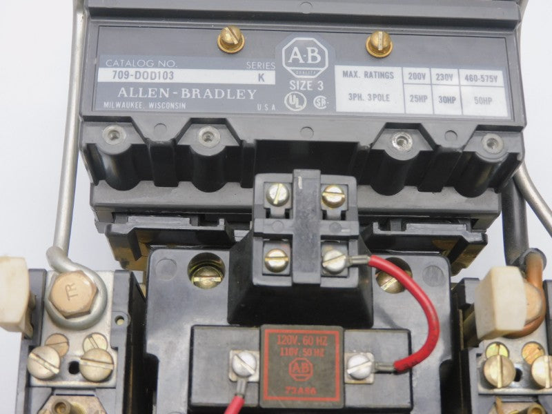 ALLEN BRADLEY 709-DOD103 SER. K 110/120V UNMP