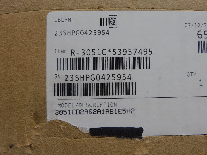 ROSEMOUNT 3051CD2A02A1AB1E5H2 10.5-42.4V 3626PSI NSMP
