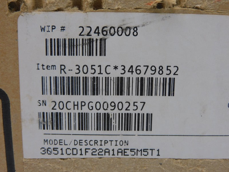 ROSEMOUNT 3051CD1F22A1AE5M5T1 9-32V 2000PSI NSMP