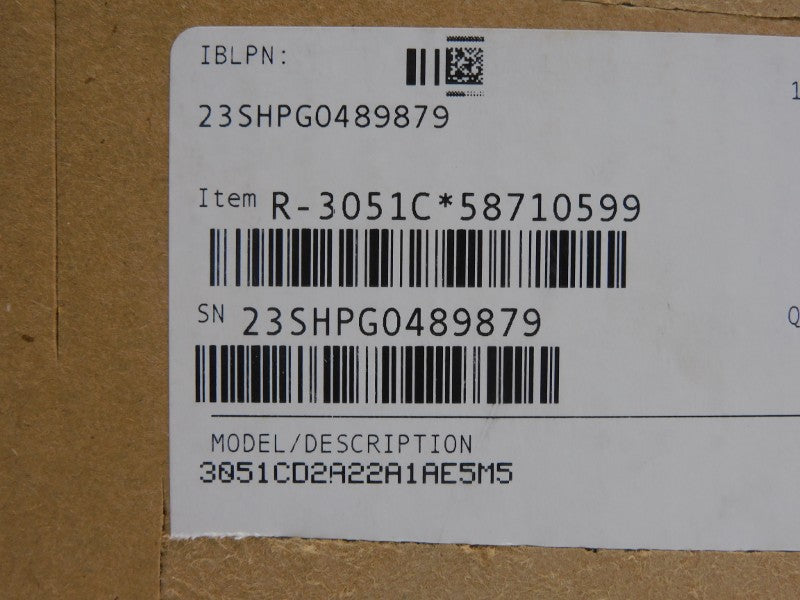 ROSEMOUNT 3051CD2A22A1AE5M5 10.5-42.4V 3626PSI NSMP
