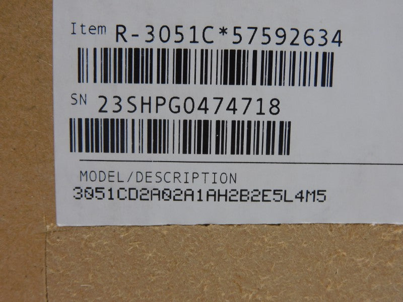 ROSEMOUNT 3051CD2A02A1AH2B2E5L4M5 10.5-42.4V 3626PSI NSMP