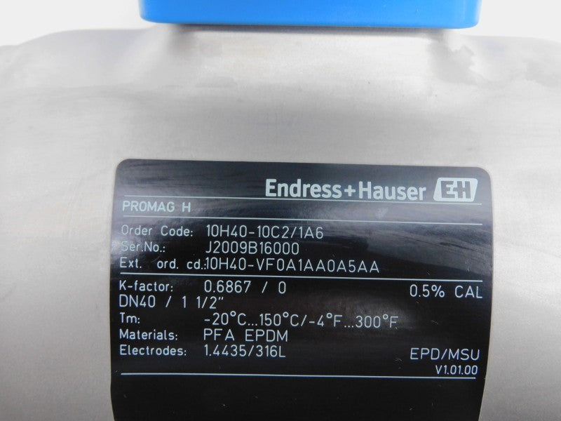 ENDRESS+HAUSER 10H40-10C2/1A6 VER. 1.04.00 20-28VAC NSMP